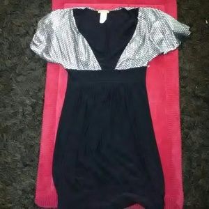 🛑3/$20 Black with Silver short dress